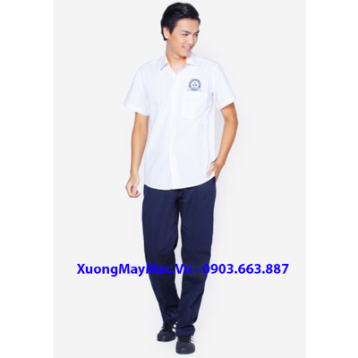 ĐỒNG PHỤC SƠ MI HỌC SINH CẤP 3 HS030